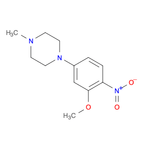 1-(3-methoxy-4-nitrophenyl)-4-methylpiperazine