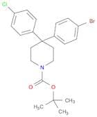 tert-Butyl 4-(4-bromophenyl)-4-(4-chlorophenyl)-piperidine-1-carboxylate