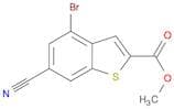 Benzo[b]thiophene-2-carboxylic acid, 4-bromo-6-cyano-, methyl ester