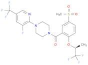 [4-(3-Fluoro-5-trifluoromethylpyridin-2-yl)piperazin-1-yl][5-Methylsulfonyl-2-[((S)-2,2,2-trifluor…