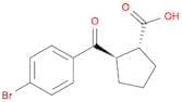 Cyclopentanecarboxylic acid, 2-(4-bromobenzoyl)-, (1R,2R)-
