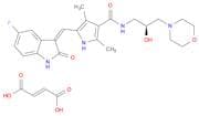 5-[(Z)-(5-Fluoro-1,2-dihydro-2-oxo-3H-indol-3-ylidene)methyl]-N-[(2S)-2-hydroxy-3-(4-morpholinyl)p…