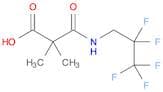 Propanoic acid, 2,2-dimethyl-3-oxo-3-[(2,2,3,3,3-pentafluoropropyl)amino]-