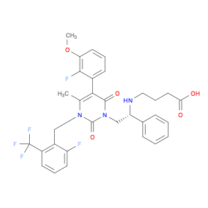 4-{[(1R)-2-[5-(2-fluoro-3-methoxyphenyl)-3-{[2-fluoro-6-(trifluoromethyl)phenyl]methyl}-4-methyl-2…