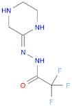 Acetic acid, 2,​2,​2-​trifluoro-​, (2Z)​-​2-​(2-​piperazinylidene)​hydrazide