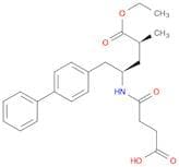 (2R,4S)-5-(Biphenyl-4-yl)-4-[(3-carboxypropionyl)amino]-2-methylpentanoic acid ethyl ester