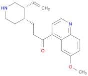 1-(6-Methoxyquinolin-4-yl)-3-((3R,4R)-3-vinylpiperidin-4-yl)propan-1-one