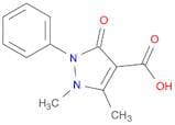 1,5-dimethyl-3-oxo-2-phenyl-2,3-dihydro-1H-pyrazole-4-carboxylicacid