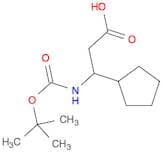 3-TERT-BUTOXYCARBONYLAMINO-3-CYCLOPENTYL-PROPIONIC ACID