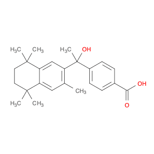 4-(1-Hydroxy-1-(3,5,5,8,8-pentamethyl-5,6,7,8-tetrahydronaphthalen-2-yl)ethyl)benzoic Acid