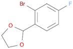 2-(2-Bromo-4-fluorophenyl)-1,3-dioxolane