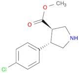 Trans (+/-) 4-(4-chlorophenyl)pyrrolidine-3-methylcarboxylate, HCl