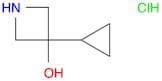 3-Cyclopropylazetidin-3-ol hydrochloride