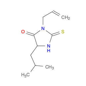 5-(2-methylpropyl)-3-(prop-2-en-1-yl)-2-sulfanylideneimidazolidin-4-one
