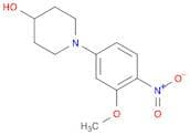 1-(3-Methoxy-4-nitrophenyl)piperidin-4-ol