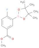 Methyl 4-fluoro-3-(4,4,5,5-tetramethyl-1,3,2-dioxaborolan-2-yl)benzoate