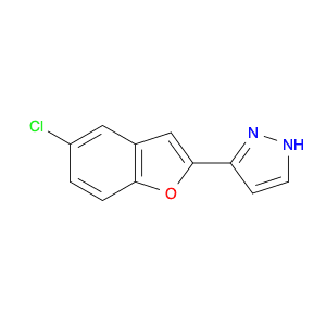 3-(5-Chlorobenzofuran-2-Yl)-1H-Pyrazole