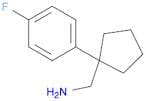 C-[1-(4-Fluoro-phenyl)-cyclopentyl]-methylamine