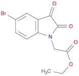 (5-Bromo-2,3-dioxo-2,3-dihydro-indol-1-yl)-acetic acid ethyl ester