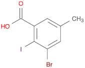 3-BRomo-2-iodo-5-methylbenzoic acid