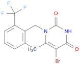 5-Bromo-1-([2-fluoro-6-(trifluoromethyl)phenyl]methyl)-6-methyl-1,2,3,4-tetrahydropyrimidine-2,4-d…