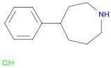1H-Azepine, hexahydro-4-phenyl-, hydrochloride (1:1)