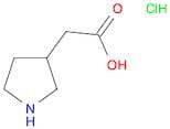 3-Pyrrolidineacetic acid hcl