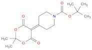 tert-Butyl 4-(2,2-dimethyl-4,6-dioxo-1,3-dioxan-5-ylidene)piperidine-1-carboxylate