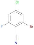 2-Bromo-4-chloro-6-fluorobenzonitrile