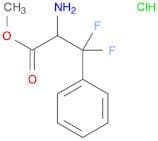 Methyl 2-Amino-3,3-difluoro-3-phenylpropionate Hydrochloride