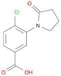 4-Chloro-3-(2-oxopyrrolidin-1-yl)benzoic acid