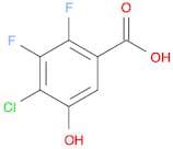 4-chloro-2,3-difluoro-5-hydroxybenzoicacid
