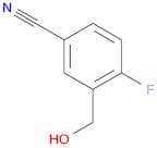 4-Fluoro-3-(hydroxymethyl)benzonitrile