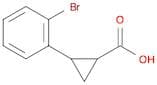 2-(2-Bromophenyl)cyclopropane-1-carboxylic acid