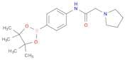 2-(Pyrrolidin-1-yl)-n-(4-(4,4,5,5-tetramethyl-1,3,2-dioxaborolan-2-yl)phenyl)acetamide