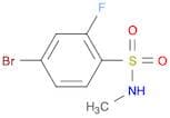 4-Bromo-2-fluoro-N-methylbenzenesulfonamide