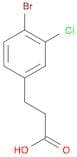 3-(4-Bromo-3-chloro-phenyl)-propionic acid