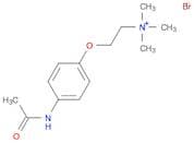 2-(4-Acetamidophenoxy)-N,N,N-trimethylethanaminium bromide