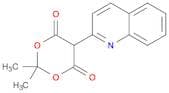2,2-Dimethyl-5-(quinolin-2-yl)-1,3-dioxane-4,6-dione