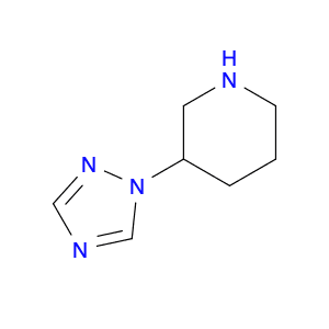 Piperidine, 3-(1H-1,2,4-triazol-1-yl)- (9CI)