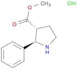 3-Pyrrolidinecarboxylic acid, 2-phenyl-, Methyl ester, trans-