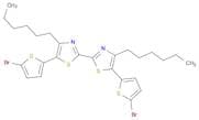 5,5'-Bis(5-bromothiophen-2-yl)-4,4'-dihexyl-2,2'-bithiazole