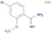 4-Bromo-2-methoxy-benzamidine hydrochloride