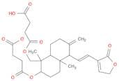 14-deoxy-11,12-didehydroandrographolide 3,19-disuccinate