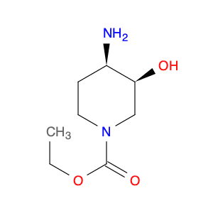 Cis-4-amino-3-hydroxy-1-piperidinecarboxylic acid ethyl ester