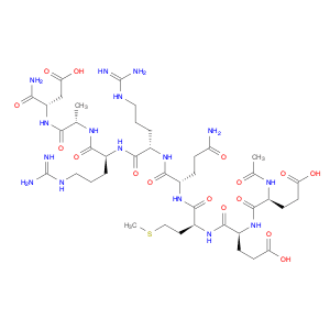N-Acetyl-L-α-glutamyl-L-α-glutamyl-L-methionyl-L-glutaminyl-L-arginyl-L-arginyl-L-alanyl-L-α-aspar…