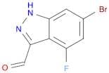 6-BROMO-4-FLUORO-3-(1H)INDAZOLE CARBOXALDEHYDE