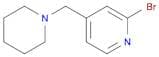 2-Bromo-4-(1-piperidinylmethyl)pyridine