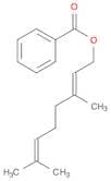 2,6-Octadien-1-ol, 3,7-dimethyl-, benzoate, (2E)-