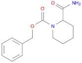 1-Piperidinecarboxylic acid, 2-(aminocarbonyl)-, phenylmethyl ester
